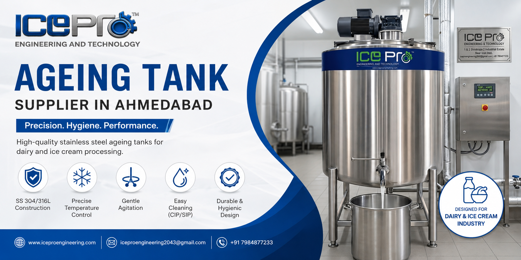 Ageing Tank Supplier Ahmedabad | Icepro Engineering
