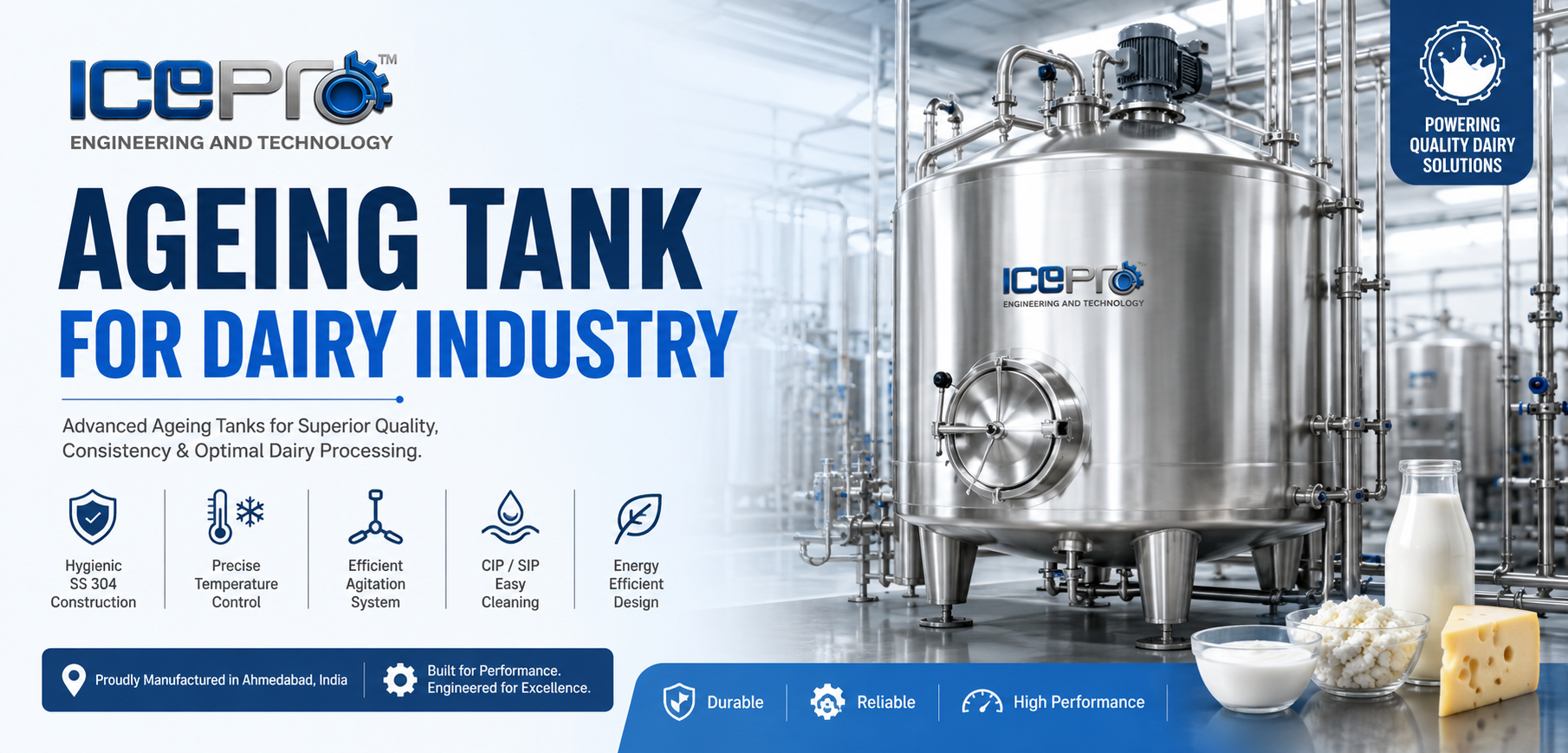 Ageing Tank for Dairy Industry