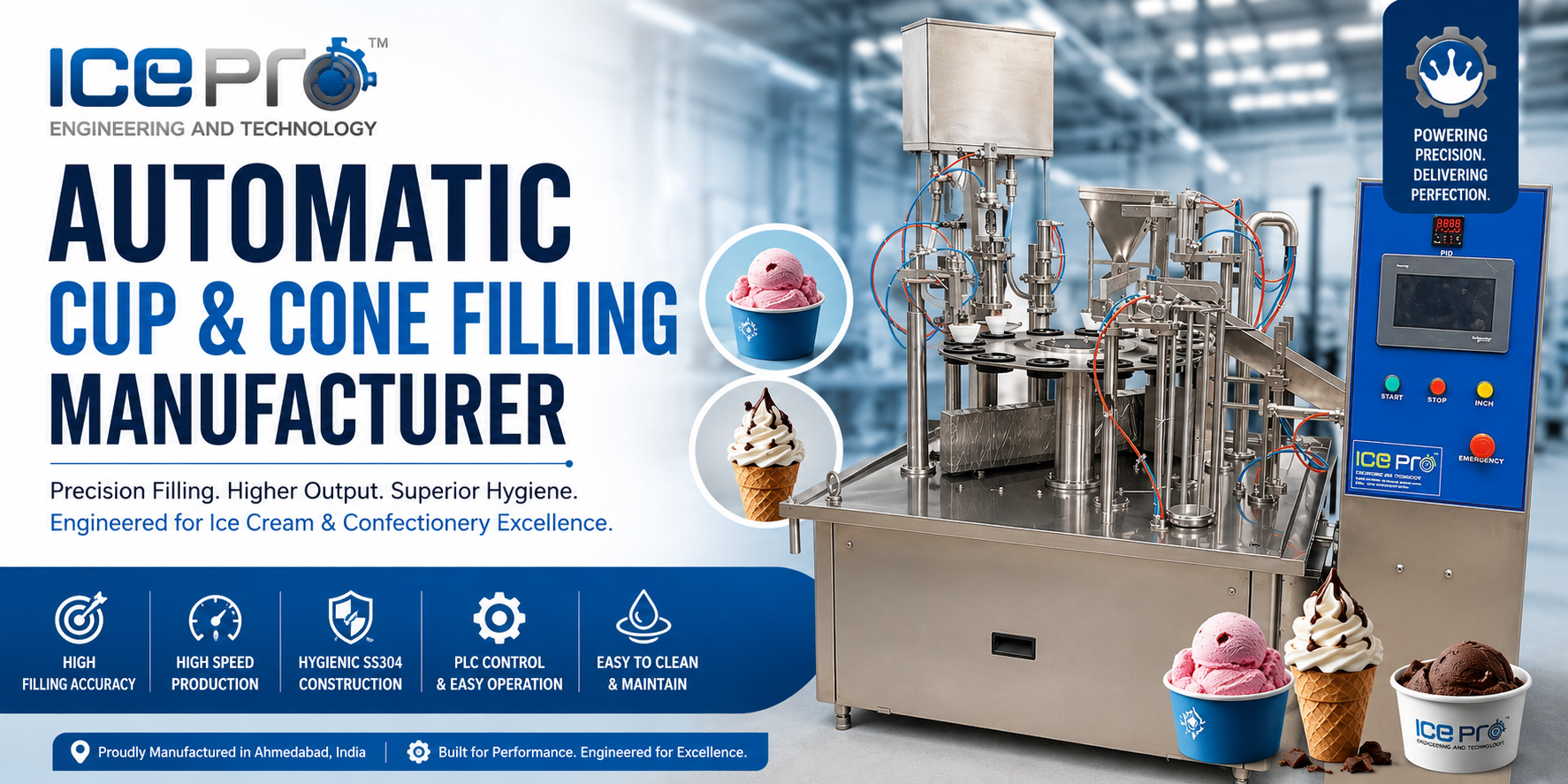 Automatic Cup & Cone Filling Manufacturer