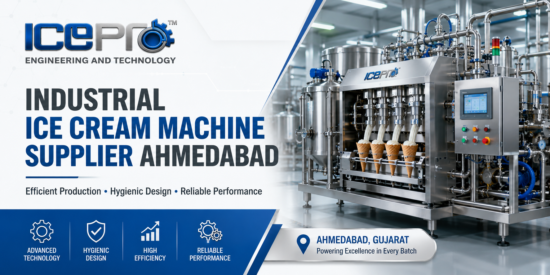 Industrial Ice Cream Machine Supplier Ahmedabad