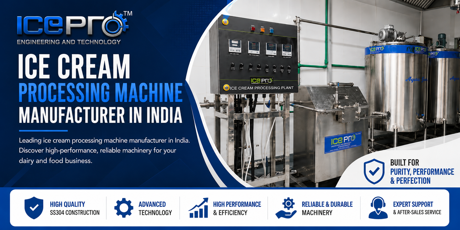 Ice Cream Processing Machine Manufacturer in India