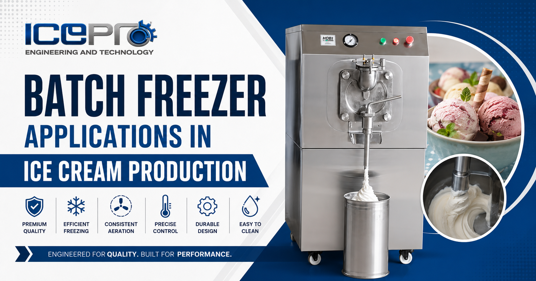 Batch Freezer Applications in Ice Cream Production