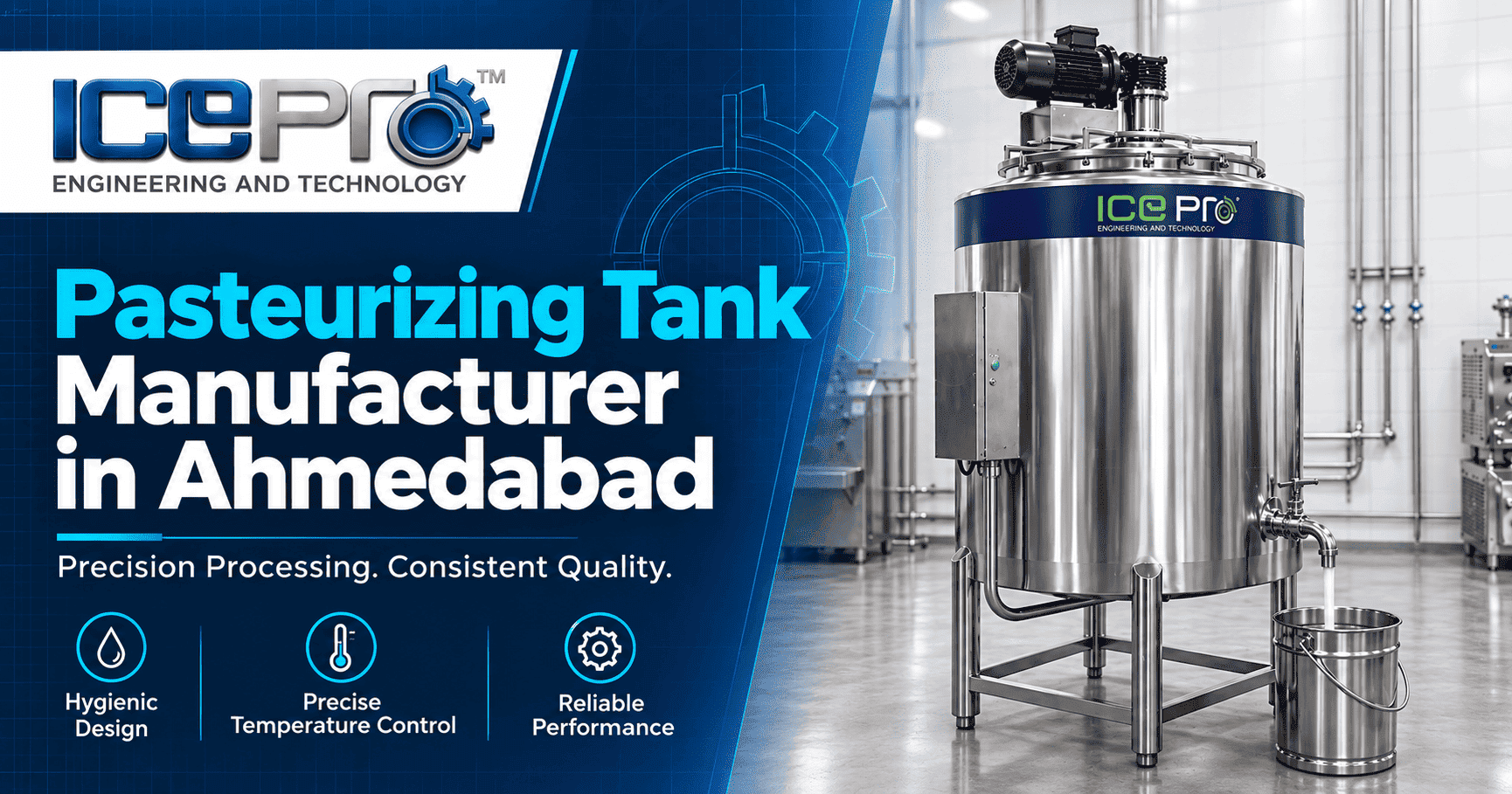 Pasteurizing Tank Manufacturer in Ahmedabad