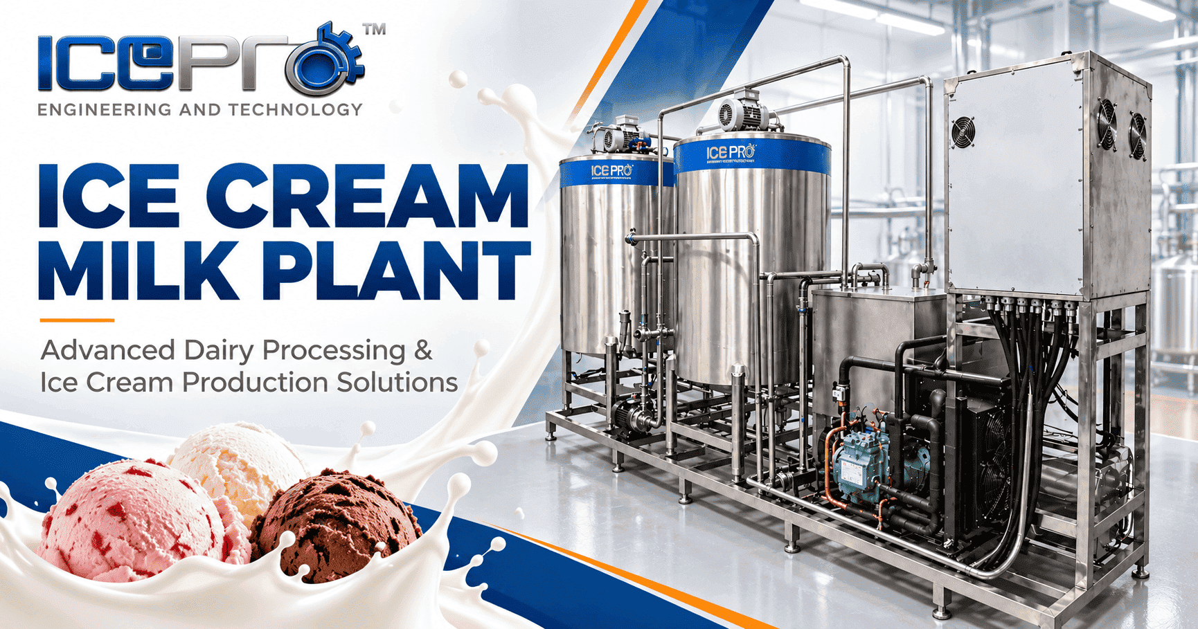 Ice Cream Milk Plant