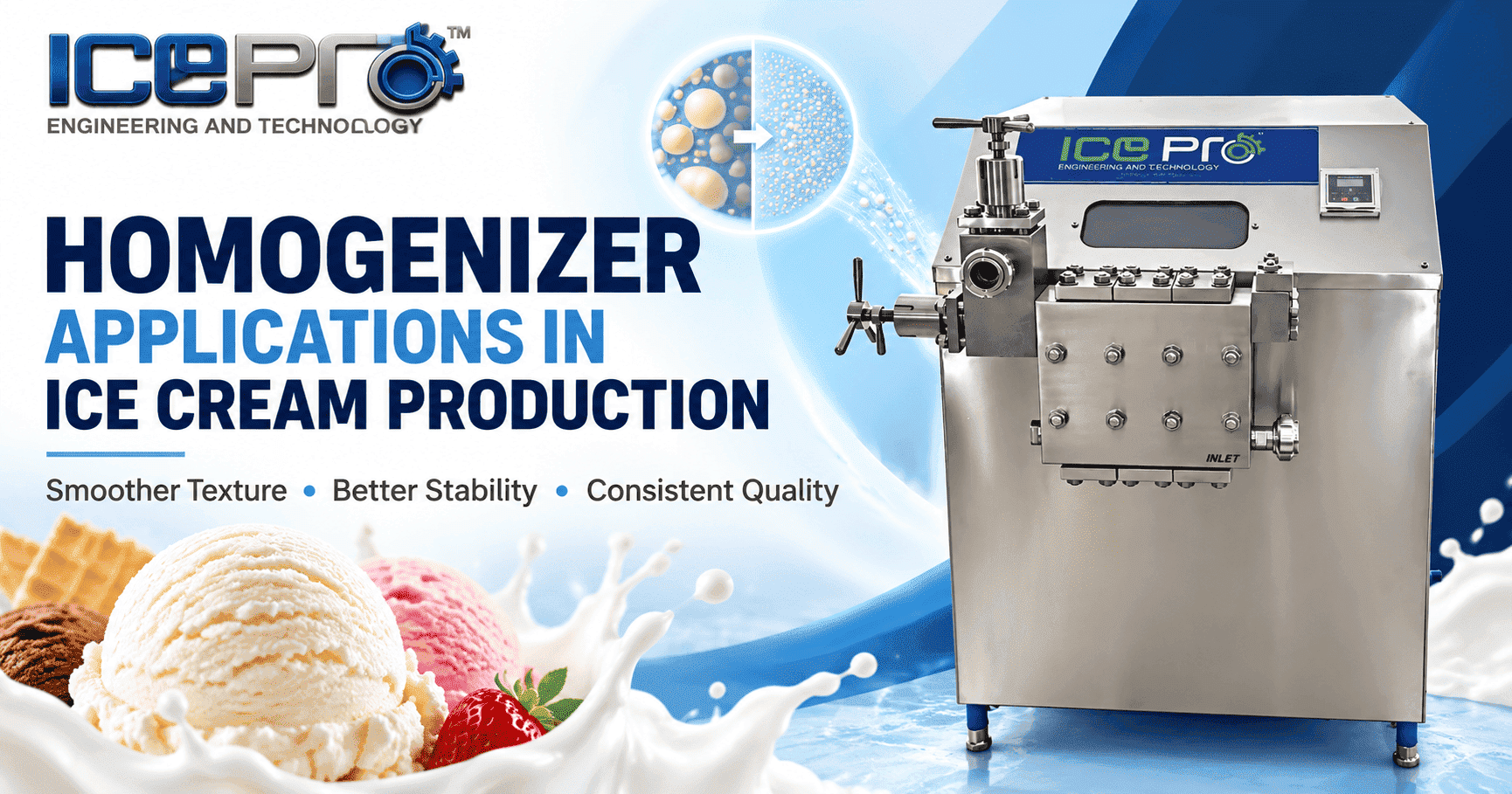 Homogenizer Applications in Ice Cream Production