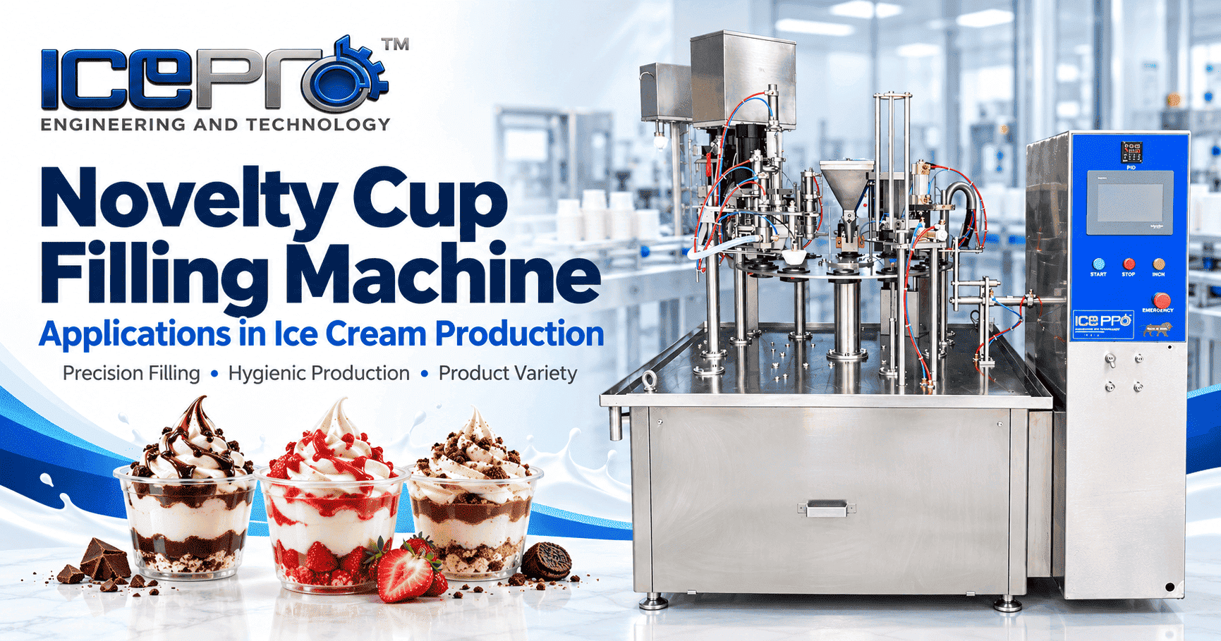 Novelty Cup Filling Machine Applications in Ice Cream Production
